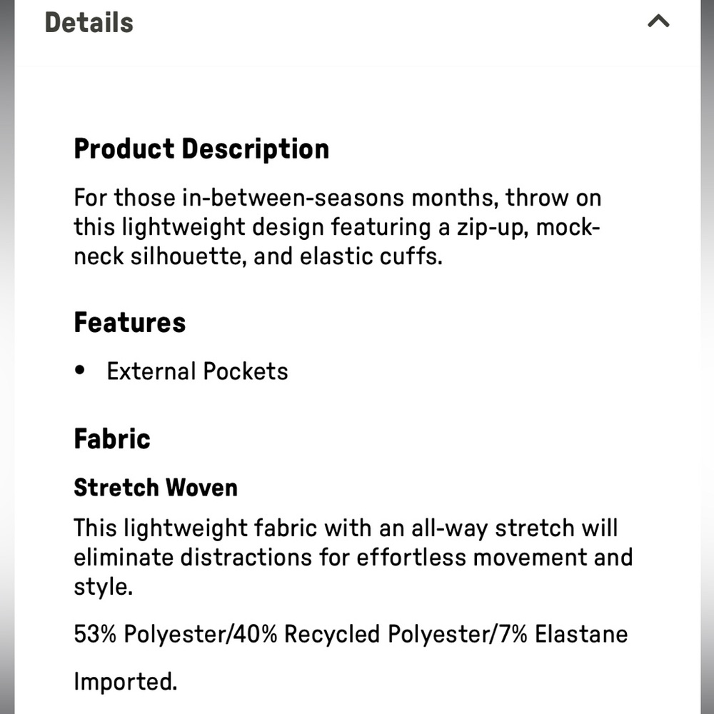 Fabletics Cleo Lightweight Workout Jacket Black S… - image 5